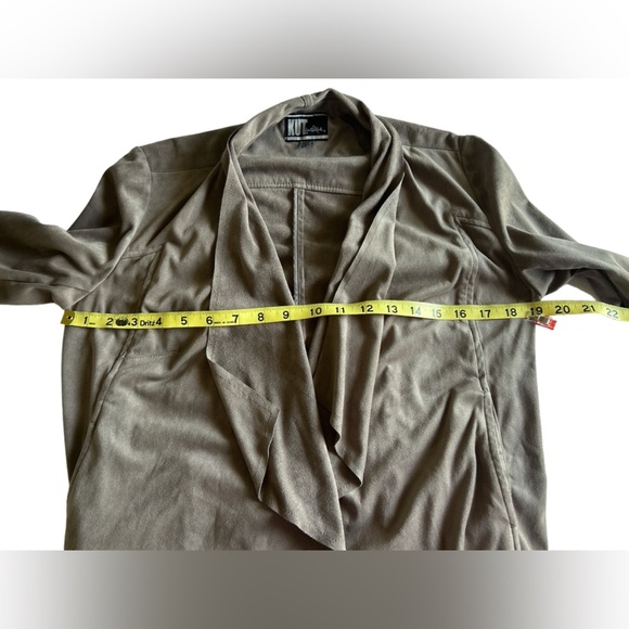 Kut from the Kloth brown faux suede jacket with pockets size S - Picture 7 of 10